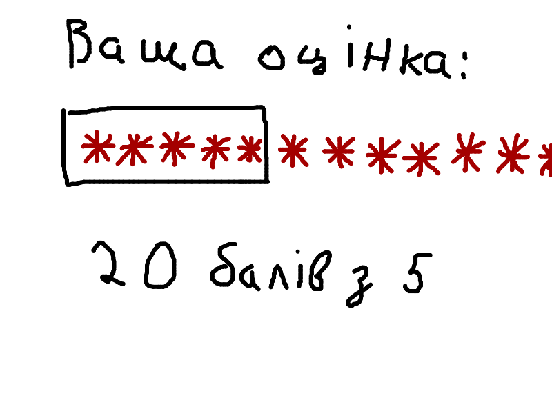 20 балів з 5